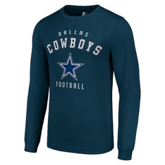 Dallas Cowboys Starter Long Sleeve T-Shirt Navy