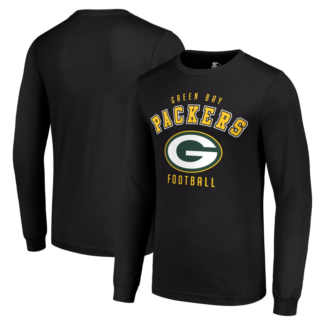 Green Bay Packers Starter Long Sleeve T-Shirt Black