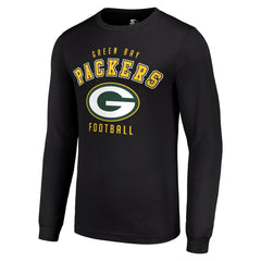 Green Bay Packers Starter Long Sleeve T-Shirt Black