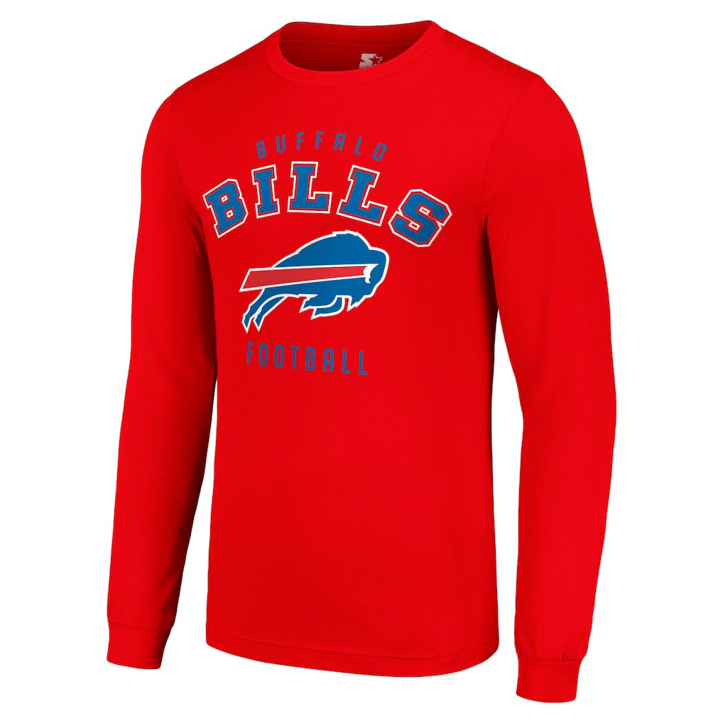 Buffalo Bills Starter Long Sleeve T-Shirt Red