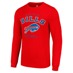 Buffalo Bills Starter Long Sleeve T-Shirt Red