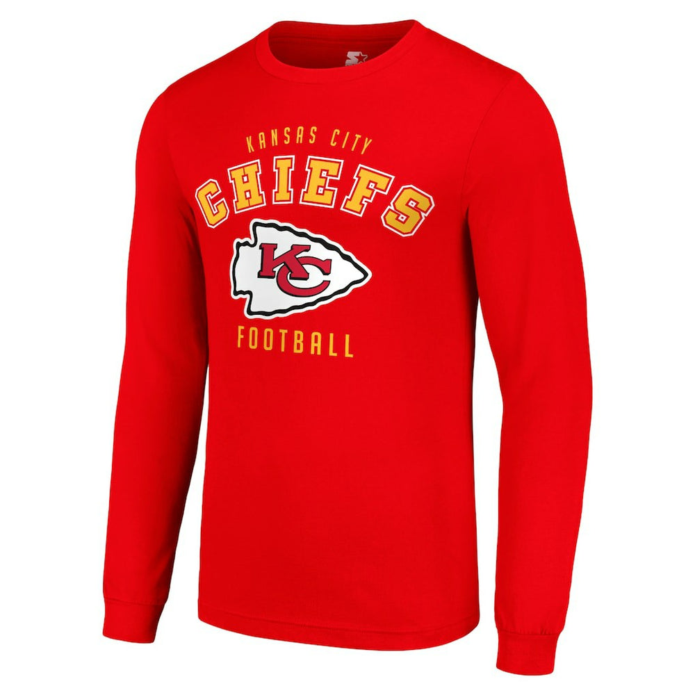 Kansas City Chiefs Starter Long Sleeve T-Shirt Red