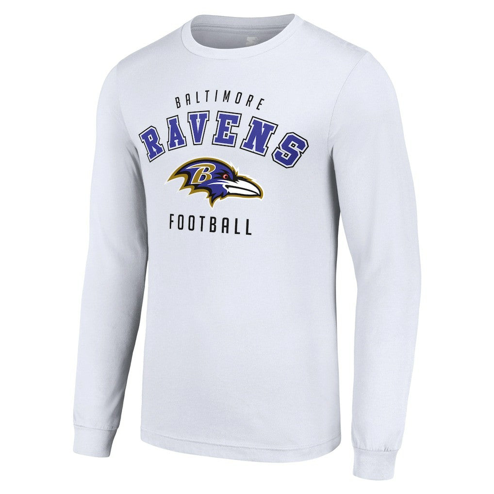 Baltimore Ravens Starter Long Sleeve T-Shirt White