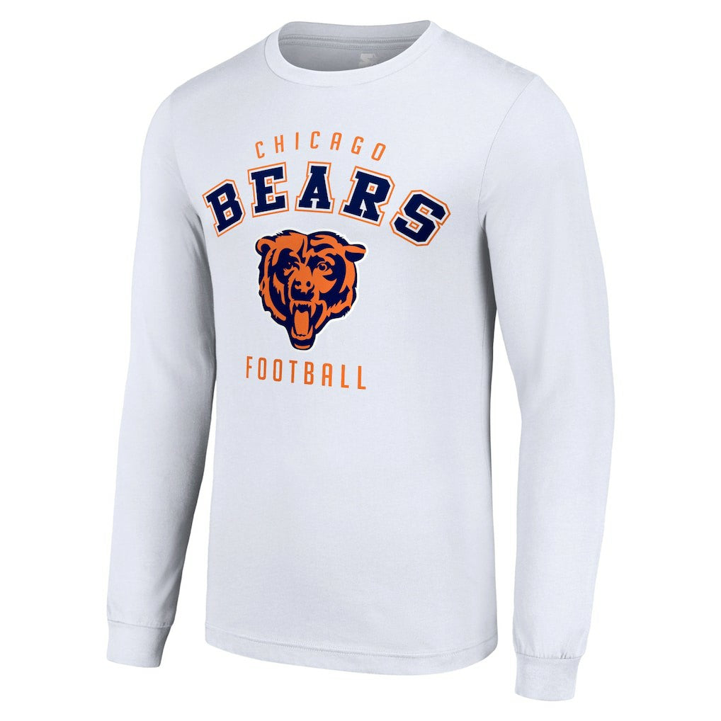 Chicago Bears Starter Long Sleeve T-Shirt White