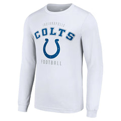 Indianapolis Colts Starter Long Sleeve T-Shirt White