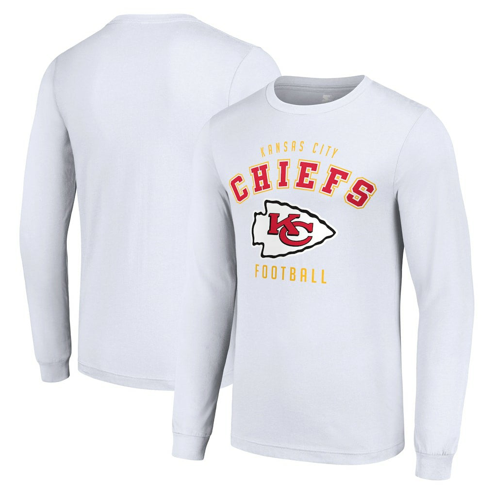 Kansas City Chiefs Starter Long Sleeve T-Shirt White