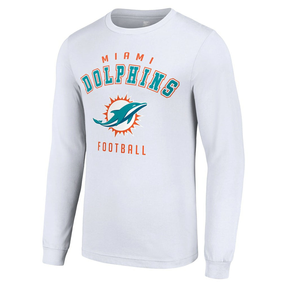 Miami Dolphins Starter Long Sleeve T-Shirt White