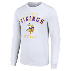 Minnesota Vikings Starter Long Sleeve T-Shirt White