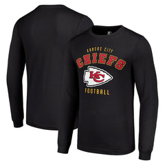 Kansas City Chiefs Starter Long Sleeve T-Shirt Black