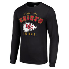 Kansas City Chiefs Starter Long Sleeve T-Shirt Black