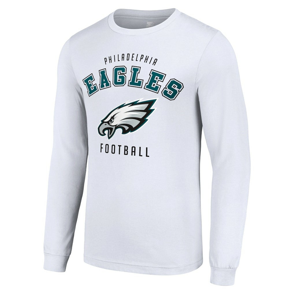 Philadelphia Eagles Starter Long Sleeve T-Shirt White