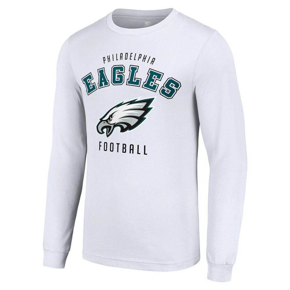 Philadelphia Eagles Starter Long Sleeve T-Shirt White