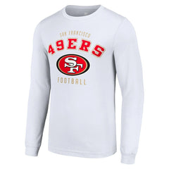 San Francisco 49ers Starter Long Sleeve T-Shirt White
