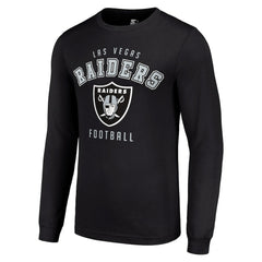 Las Vegas Raiders Starter Long Sleeve T-Shirt Black