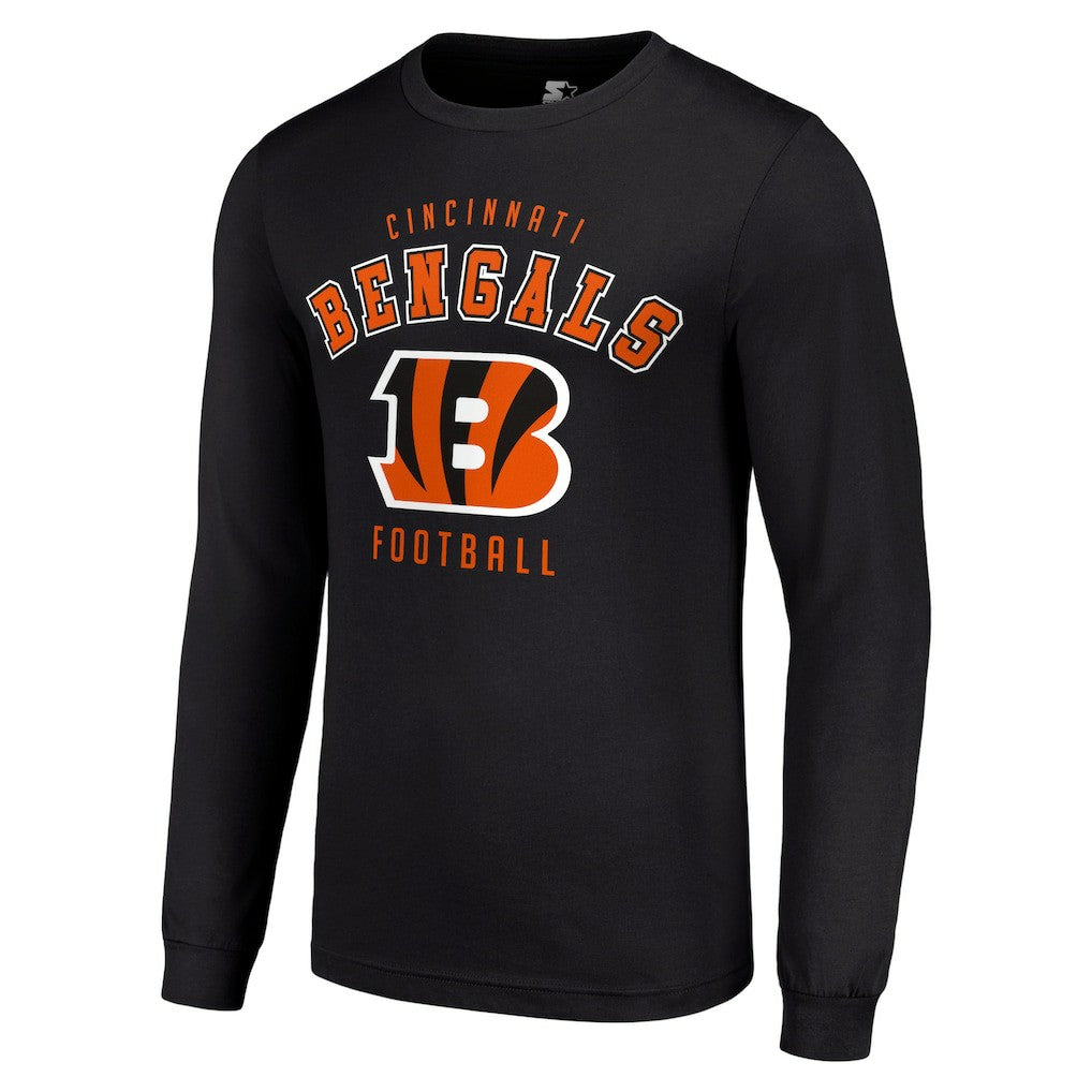 Cincinnati Bengals Starter Long Sleeve T-Shirt Black