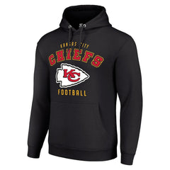 Kansas City Chiefs Starter Unisex Logo Pullover Hoodie Black