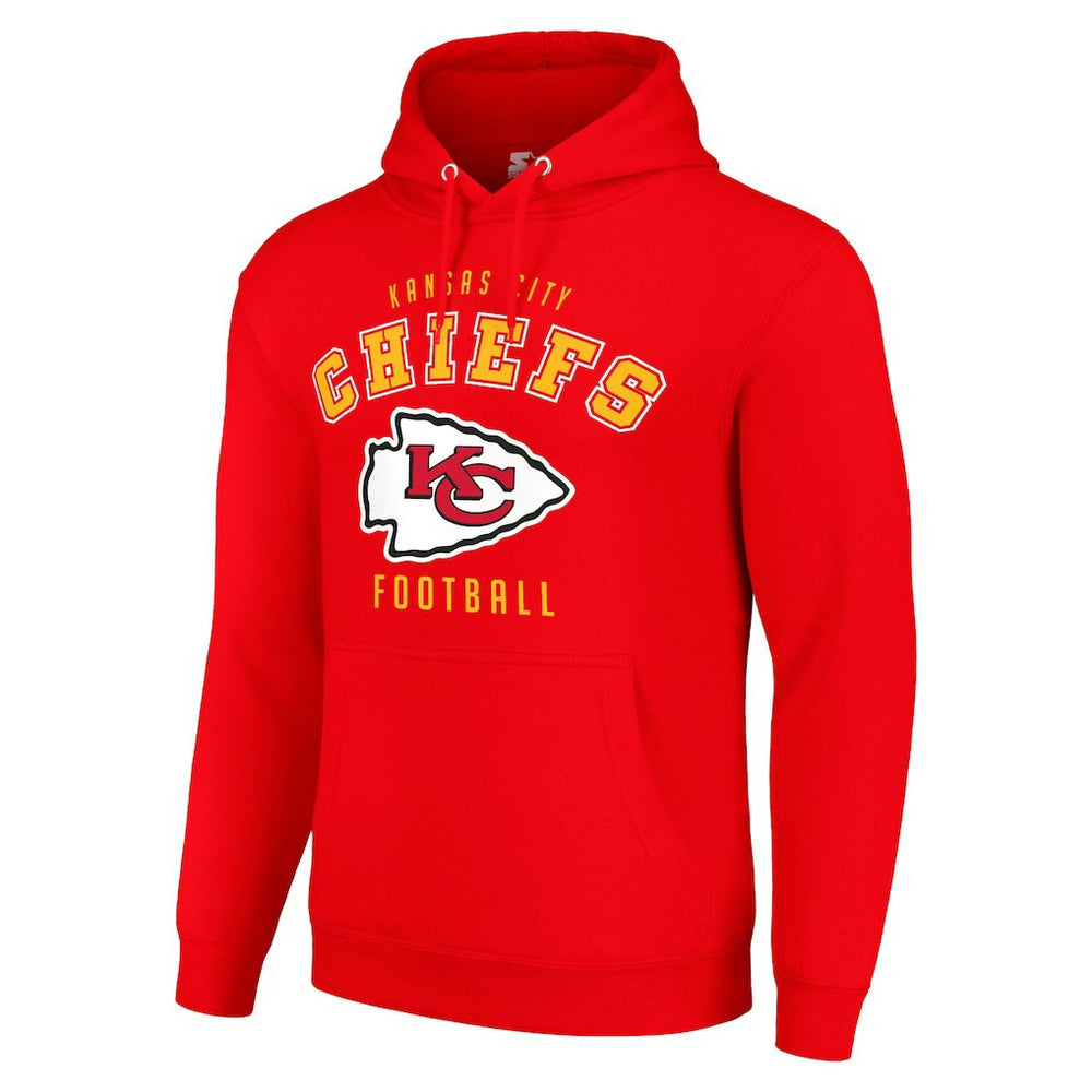 Kansas City Chiefs Starter Unisex Logo Pullover Hoodie Red