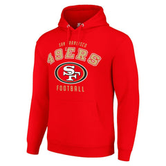 San Francisco 49ers Starter Unisex Logo Pullover Hoodie Scarlet