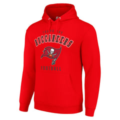 Tampa Bay Buccaneers Starter Unisex Logo Pullover Hoodie Red