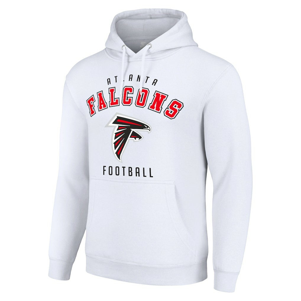 Atlanta Falcons Starter Unisex Logo Pullover Hoodie White