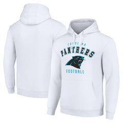 Carolina Panthers Starter Unisex Logo Pullover Hoodie White