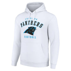 Carolina Panthers Starter Unisex Logo Pullover Hoodie White