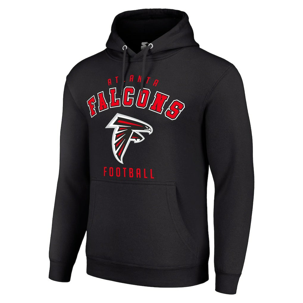 Atlanta Falcons Starter Unisex Logo Pullover Hoodie Black