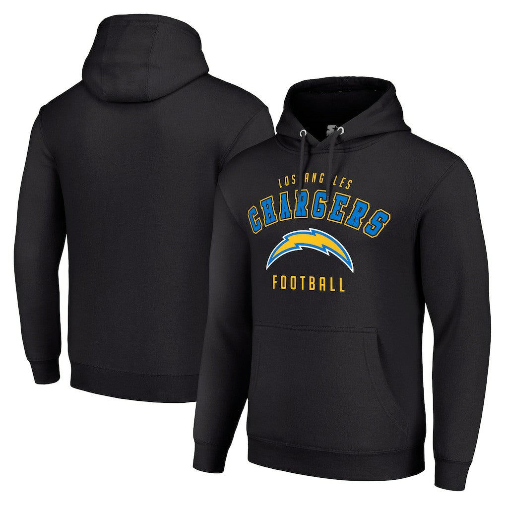 Los Angeles Chargers Starter Unisex Logo Pullover Hoodie Black