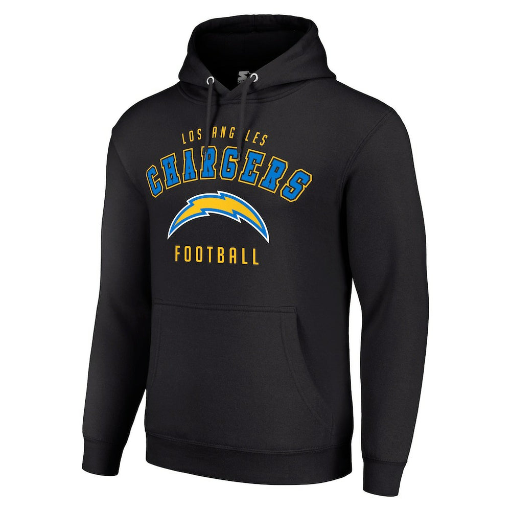 Los Angeles Chargers Starter Unisex Logo Pullover Hoodie Black