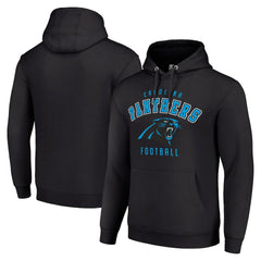 Carolina Panthers Starter Unisex Logo Pullover Hoodie Black