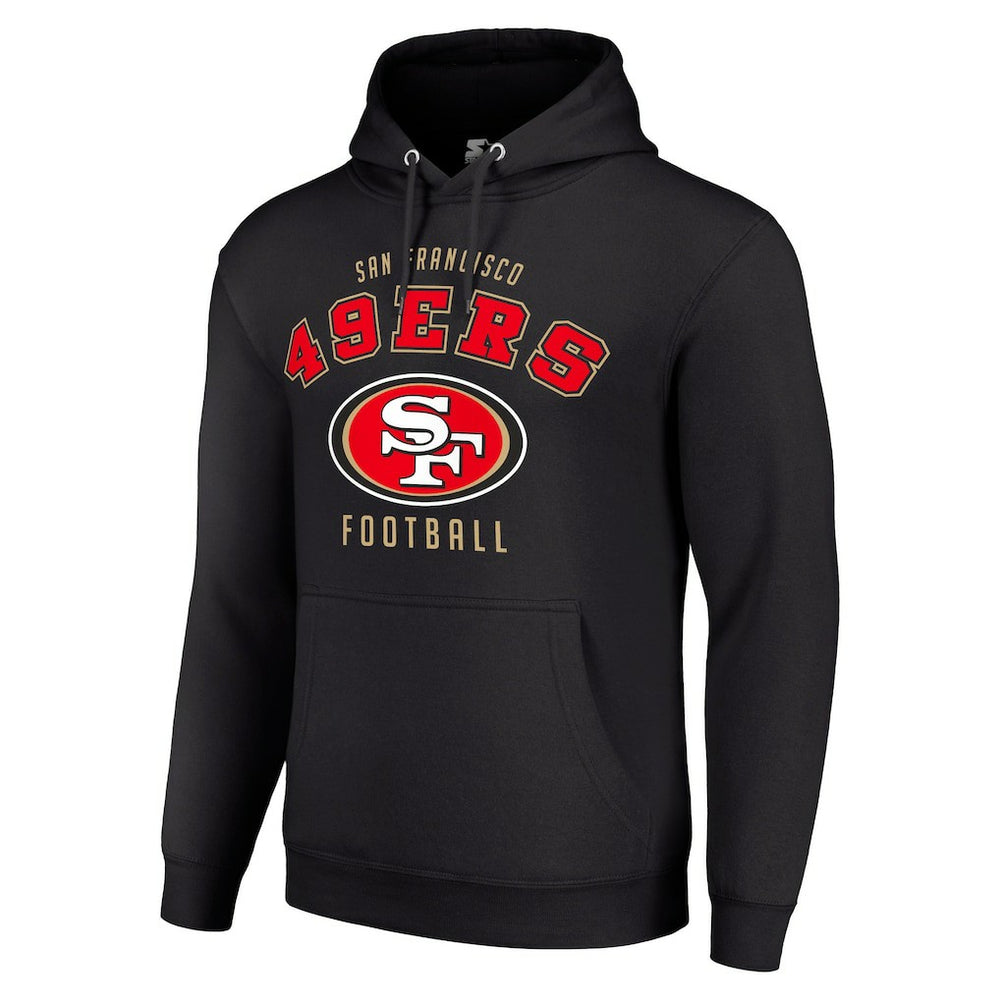 San Francisco 49ers Starter Unisex Logo Pullover Hoodie Black