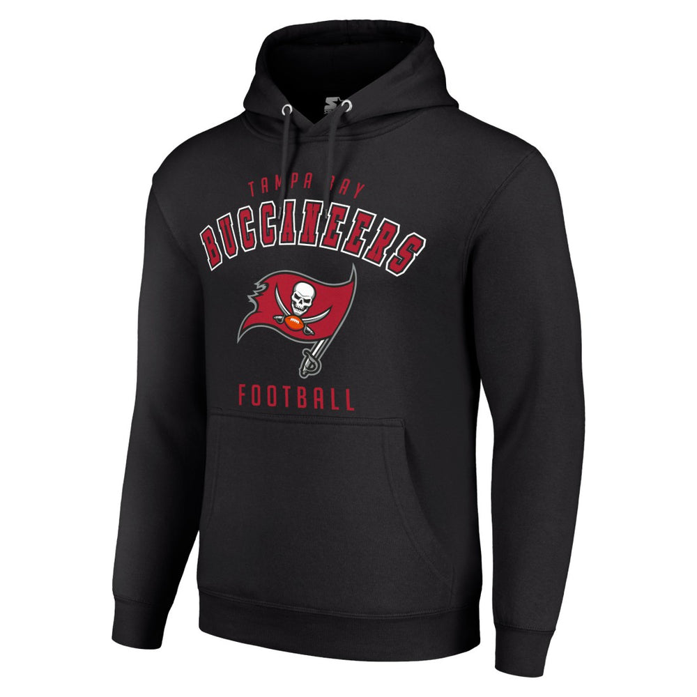 Tampa Bay Buccaneers Starter Unisex Logo Pullover Hoodie Black