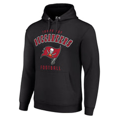 Tampa Bay Buccaneers Starter Unisex Logo Pullover Hoodie Black