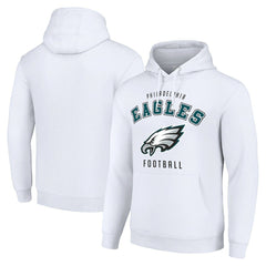 Philadelphia Eagles Starter Unisex Logo Pullover Hoodie White