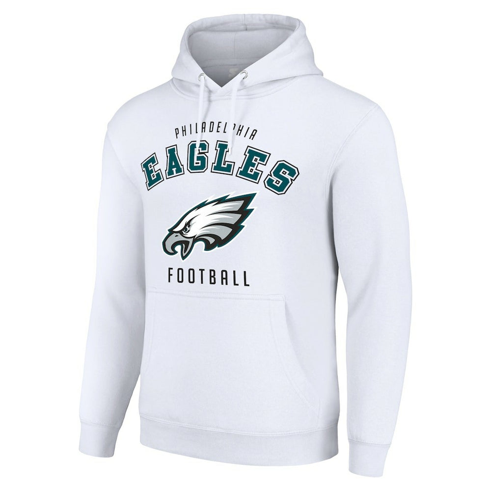 Philadelphia Eagles Starter Unisex Logo Pullover Hoodie White