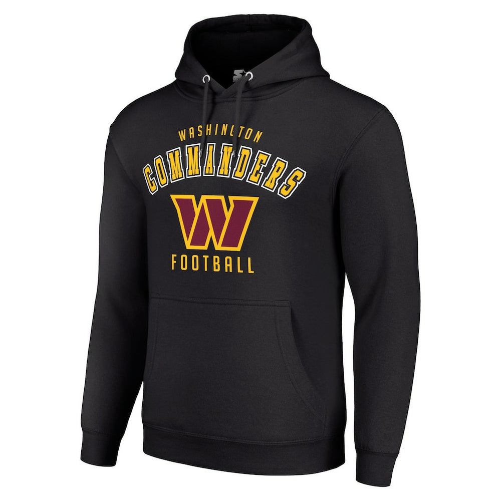 Washington Commanders Starter Unisex Logo Pullover Hoodie Black