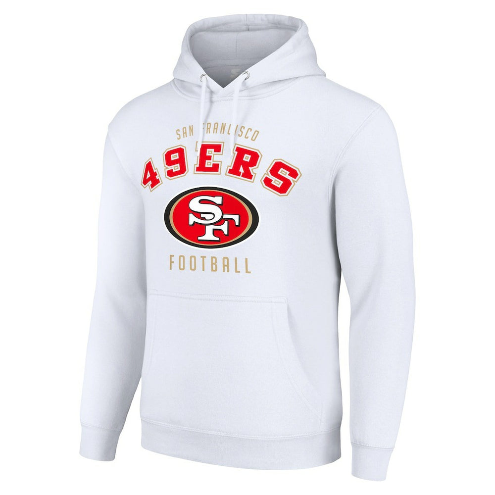 San Francisco 49ers Starter Unisex Logo Pullover Hoodie White