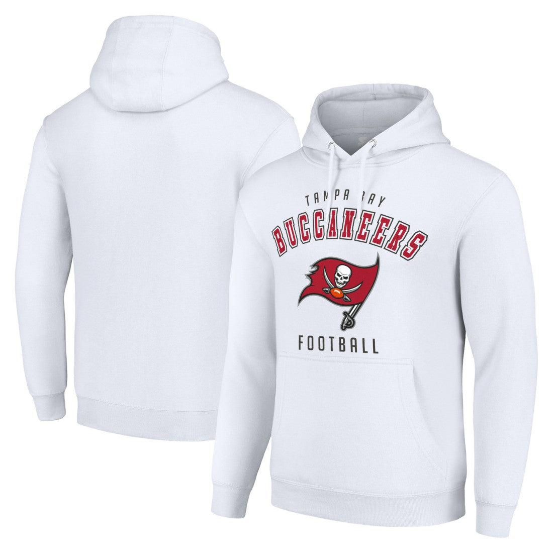 Tampa Bay Buccaneers Starter Unisex Logo Pullover Hoodie White