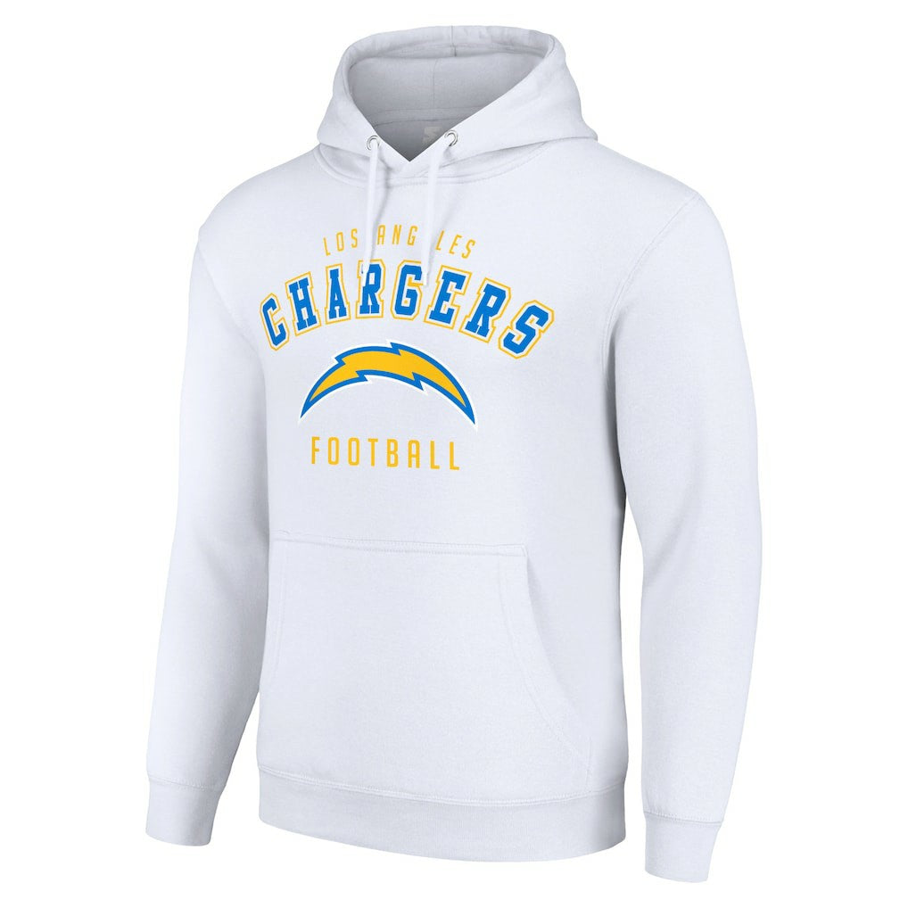 Los Angeles Chargers Starter Unisex Logo Pullover Hoodie White