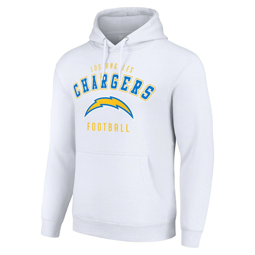 Los Angeles Chargers Starter Unisex Logo Pullover Hoodie White