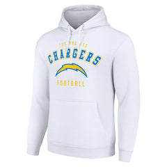 Los Angeles Chargers Starter Unisex Logo Pullover Hoodie White
