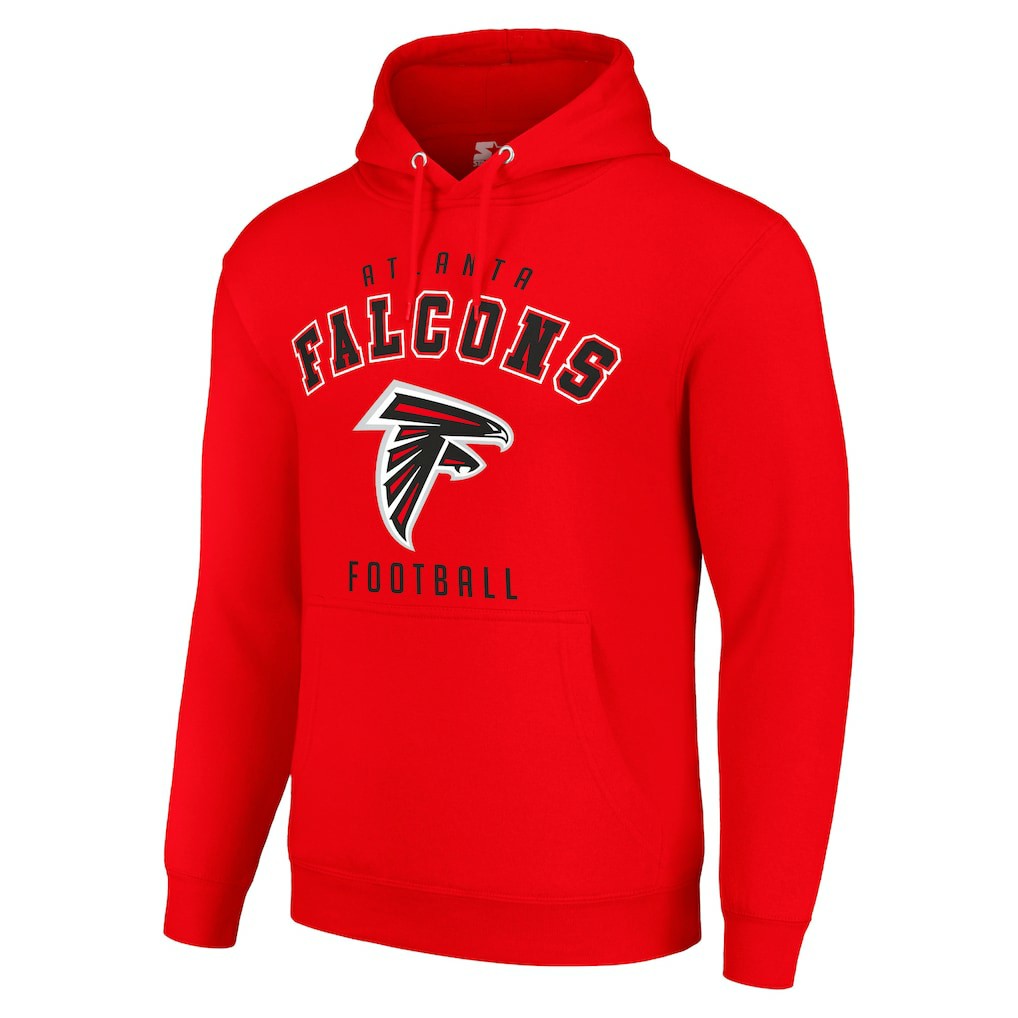 Atlanta Falcons Starter Unisex Logo Pullover Hoodie Red