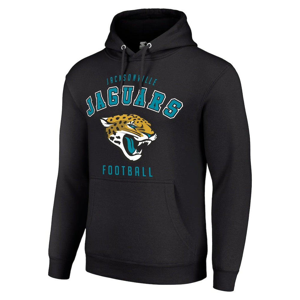 Jacksonville Jaguars Starter Unisex Logo Pullover Hoodie Black
