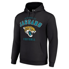 Jacksonville Jaguars Starter Unisex Logo Pullover Hoodie Black