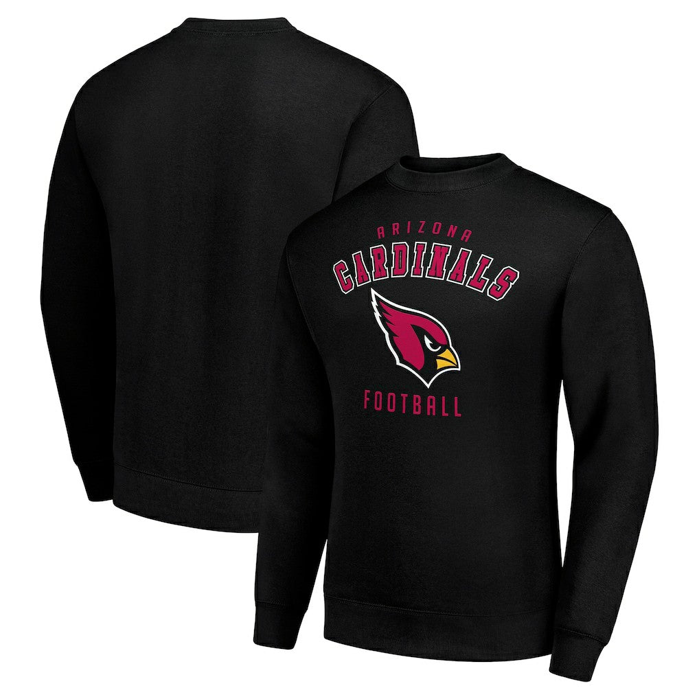 Arizona Cardinals Starter Team Logo Pullover Sweatshirt Black