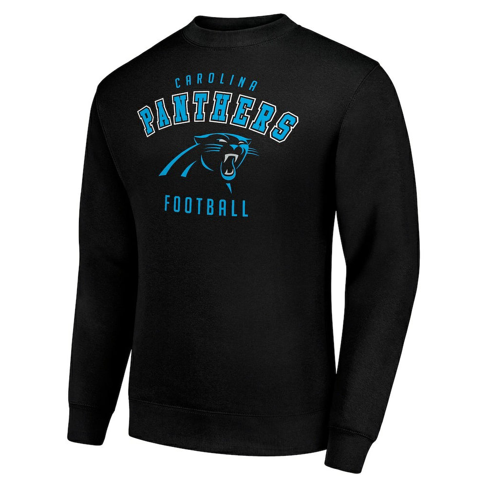 Carolina Panthers Starter Team Logo Pullover Sweatshirt Black
