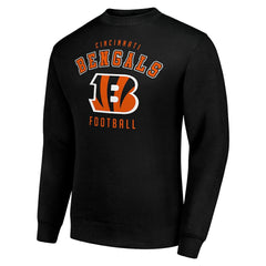 Cincinnati Bengals Starter Team Logo Pullover Sweatshirt Black