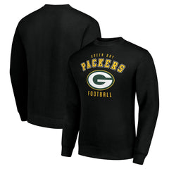 Green Bay Packers Starter Team Logo Pullover Sweatshirt Black