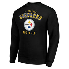 Pittsburgh Steelers Starter Team Logo Pullover Sweatshirt Black