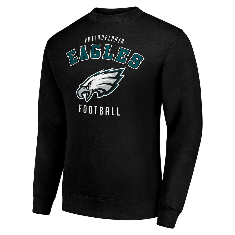 Philadelphia Eagles Starter Team Logo Pullover Sweatshirt Black